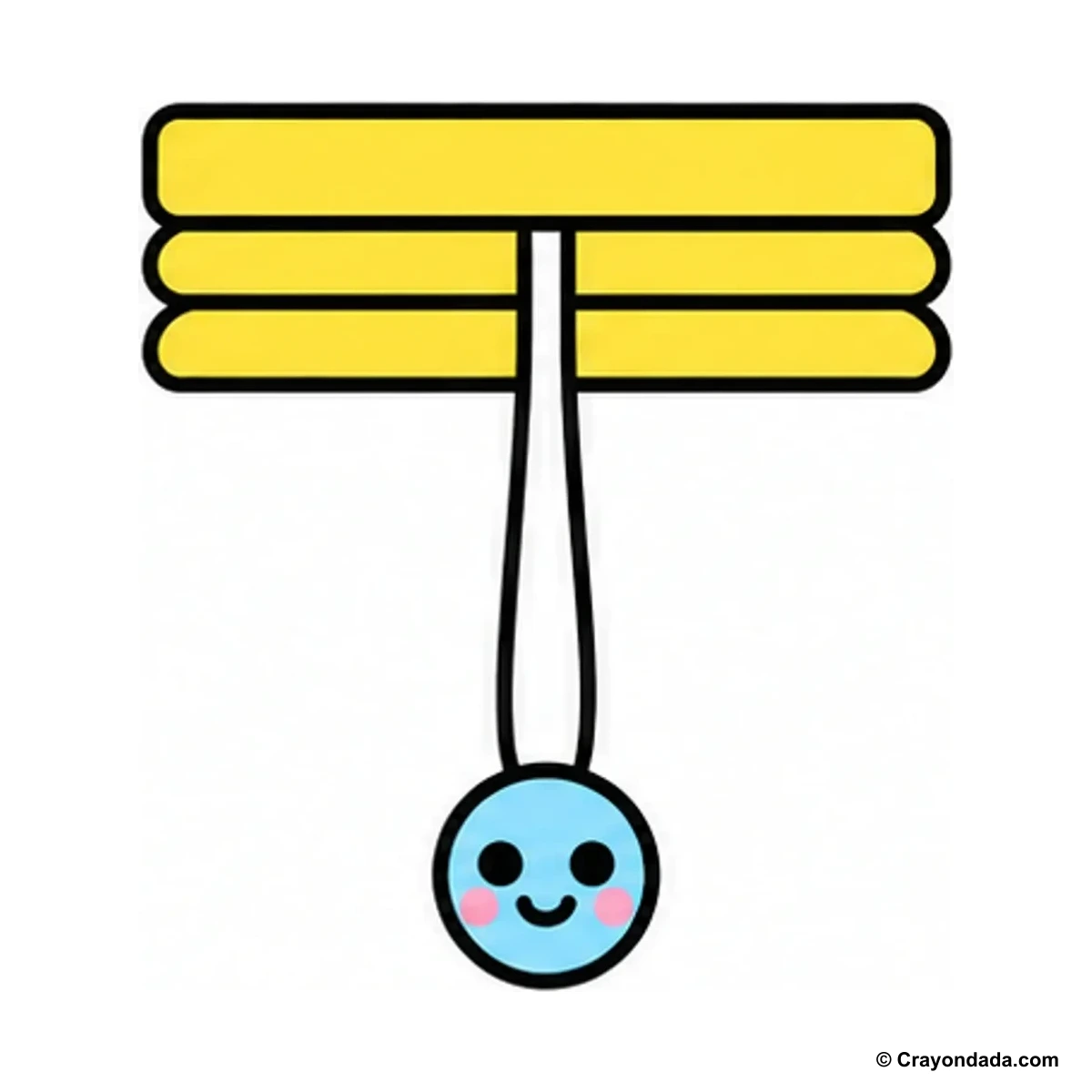 How to Draw a Blinds Cord finished drawing