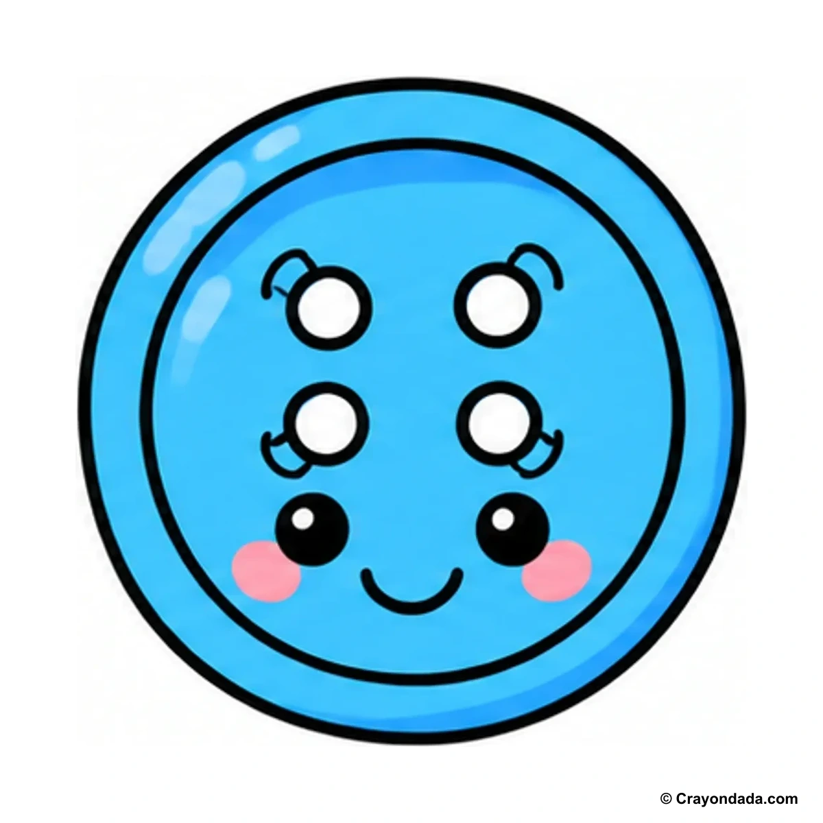 How to Draw a Button finished drawing