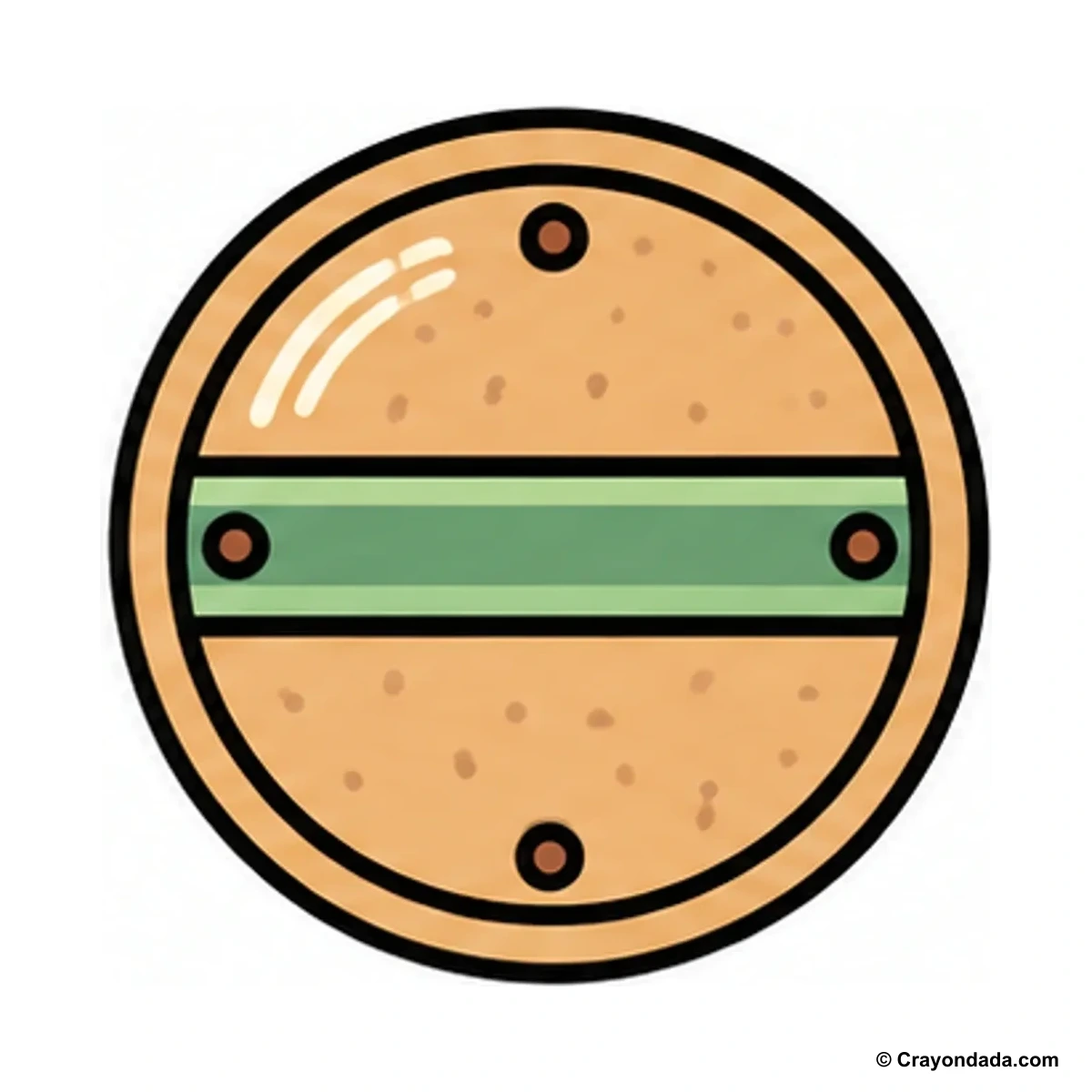 How to Draw a Coaster finished drawing