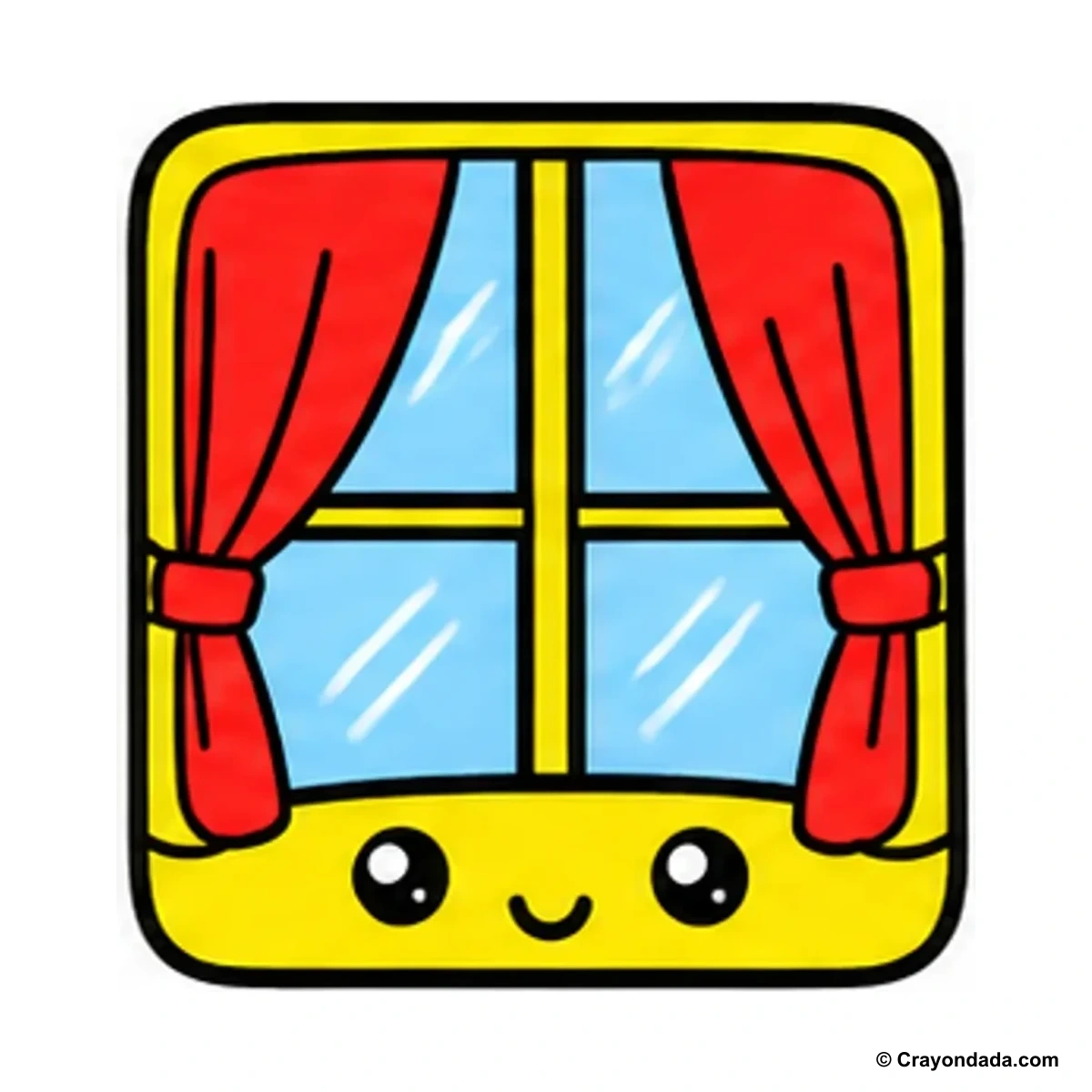 How to Draw a Little Window finished drawing