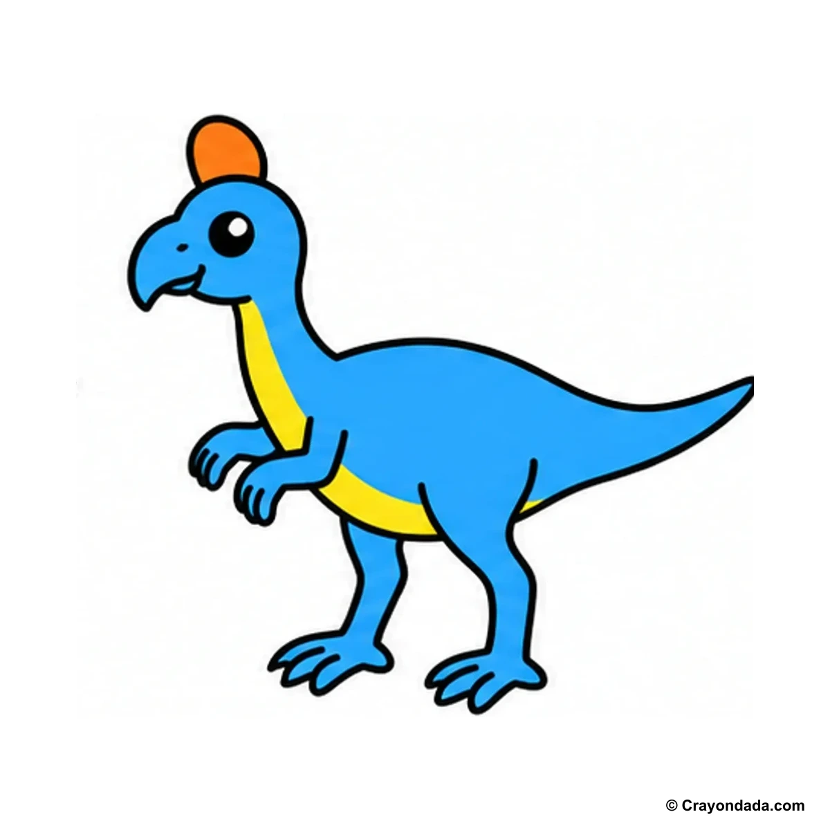 How to Draw an Oviraptor finished drawing