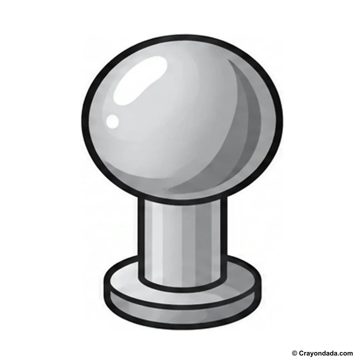 How to Draw a Rivet finished drawing